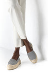 Slip-on, flatform espadrilles
