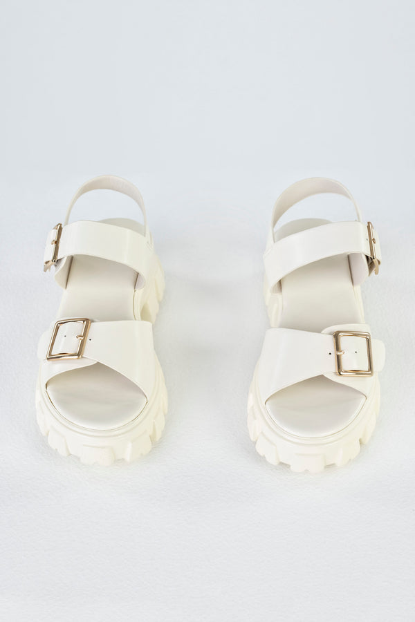 Chunky sole sandals with buckles