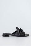 Slide sandals with chain