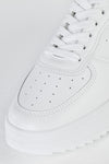 Lace-up fastening sneakers