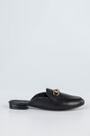 Flat mules with chain