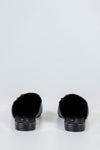 Flat mules with chain