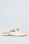 Flat mules with chain