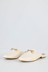 Flat mules with chain