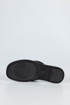 Quilted slide sandals