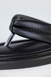 Quilted slide sandals