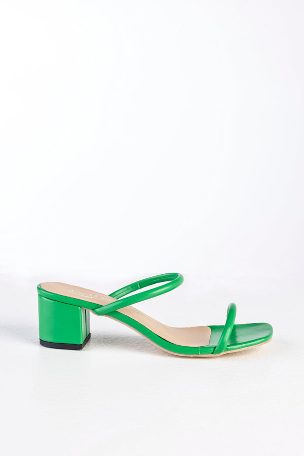 Strappy heeled sandals