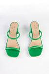 Strappy heeled sandals