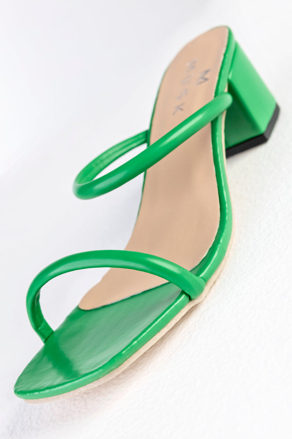 Strappy heeled sandals