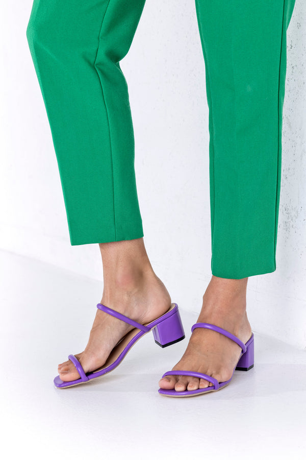 Strappy heeled sandals