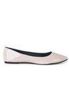 Pointed toe patent ballerinas