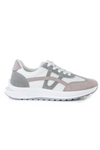 Lace-up fastening sneakers