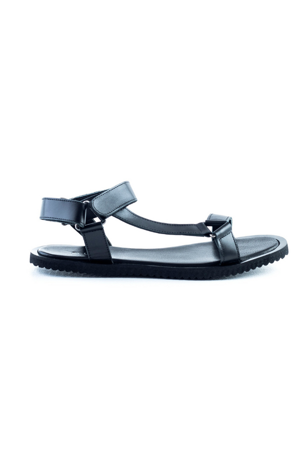 Leather velcro sandals